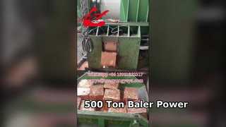 500ton metal balya makinesi