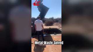 İzle: Atık Yönetimi Vitrini İçin Sağlam Atık Metal Balya Makinesi Ekipmanları