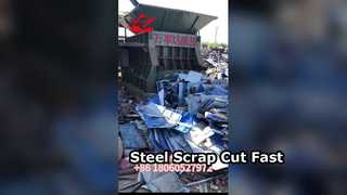 Daha Yakından Bakış: Uzunluk 180mm Hurda Kesme Makinası 1 Takım Çelik Hurda Parçalama Makinası