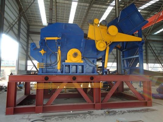 PLC Control System Metal Scrap Compactor Press Fast Easy Scrap Compaction