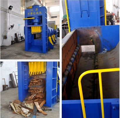 Industrial Metal Baler Machine For Ferrous And Non-Ferrous Recycling, 400×400mm Bale Size