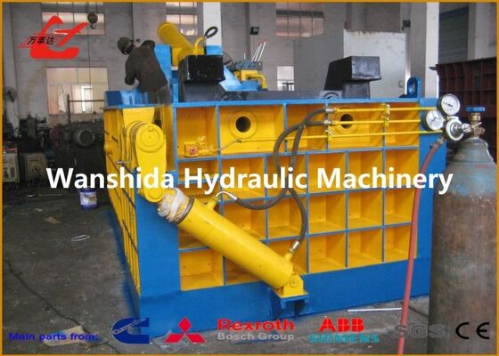 PLC Control System Hydraulic Steel Baling Machine Bale Size 1600 × 1000 × 800 mm For Heavy-Duty Baling