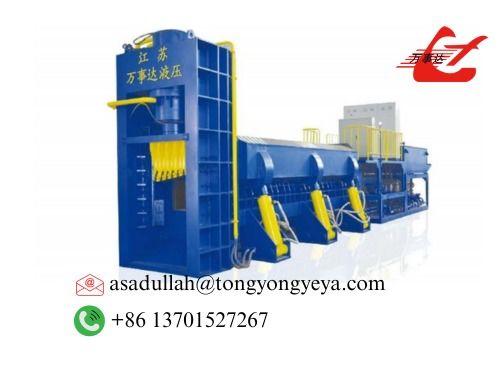 Scrap Baler Shearing Machine For Metal Scrap Processing