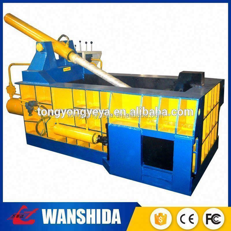 Scrap Metal Baler For Reducing Transport Cost And Increasing Bale Density 1600kN Hydraulic Baling Machine
