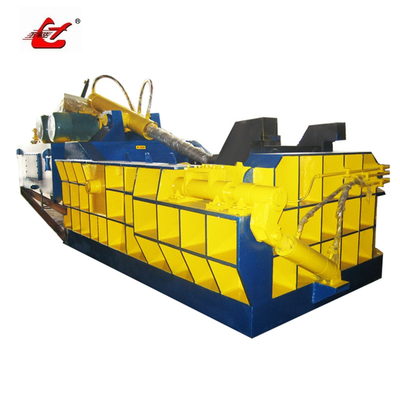PLC Control System Hydraulic Steel Baling Machine Bale Size 1600 × 1000 × 800 mm For Heavy-Duty Baling