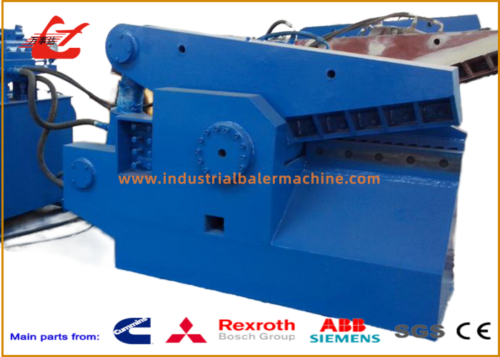 Compact Alligator Shear Machine For Scrap Metal Cutting-Manual Or PLC Operation，800mm Blade