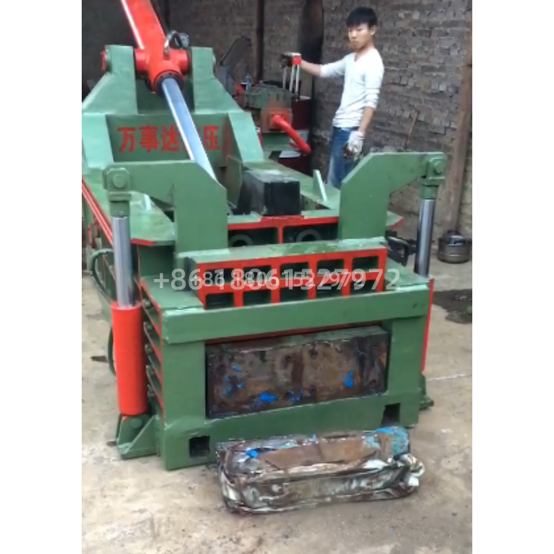 Y83Q-135 Front-Out Hydraulic Metal Baler 1350 KN Force High-Density Scrap Recycling Machine