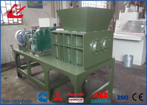 Q43P-600A Atık hacimini azaltmak için Dia.300mm bıçakları ve 20 parça kesicisi seti ile hurda metal parçalayıcı