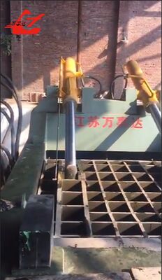 Ağır Görevli 60kW Hidrolik Atık Metal Baler 2500 KN Güçlü Rebar ve Çelik Geri Dönüştürme için