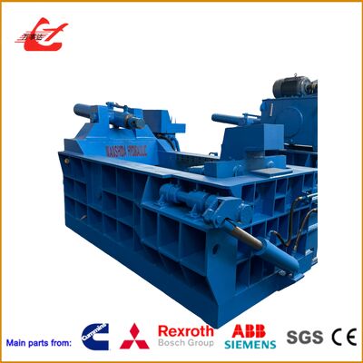 125 tonluk hidrolik metal baler, hurda geri dönüşümü için 1200 × 700 × 600 mm oda ile