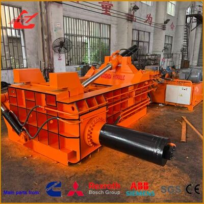 Orta ve büyük hurda geri dönüşüm projeleri için büyük oda boyutu hidrolik metal baler 2500KN