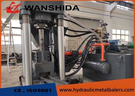 Yüksek verimlilikli Y83-3150 3150kN nominal kuvveti ve 125×(50-60)Mm Briquette Boyutu ile hidrolik metal hurda briket basıncı